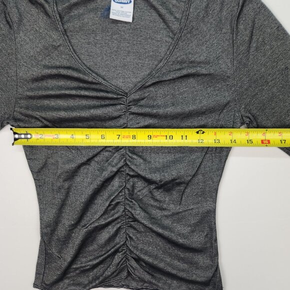 Bundle of 3 Old Navy Women's Long Sleeve Shirts Size M Cropped Casual LIke New - Picture 10 of 16